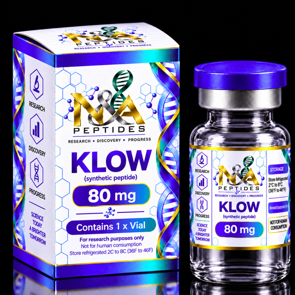 KLOW Peptide 80mg – GHK-Cu, BPC-157, TB-500 and KPV